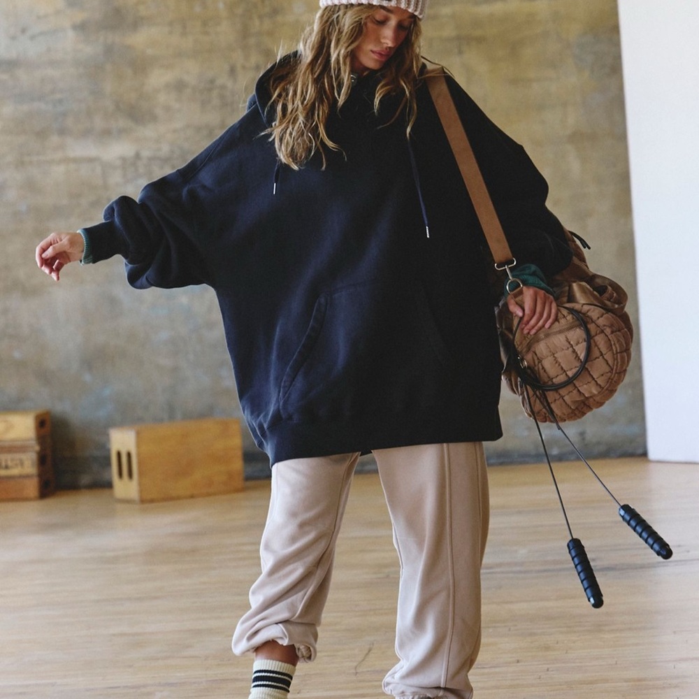 Free People A Cut Above Snap Hoodie